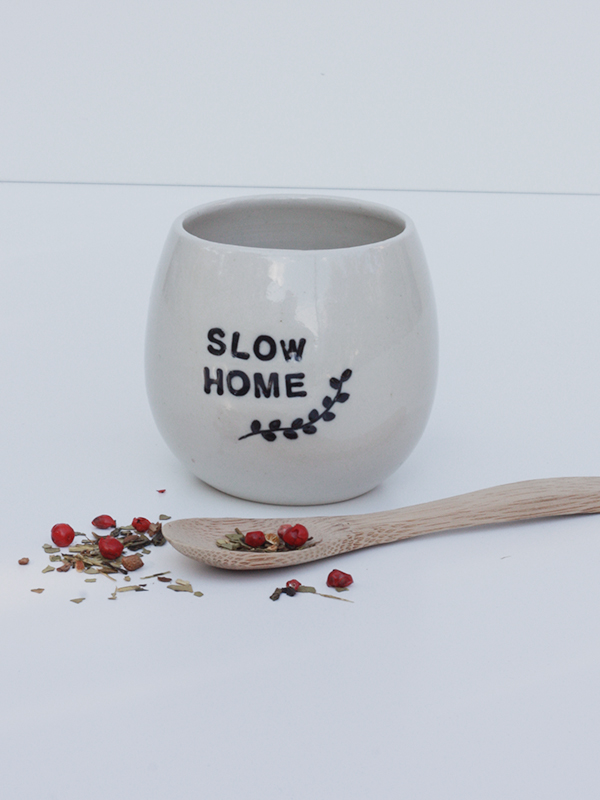 Mug café Slow Home montpellier boutique de décoration en ligne
