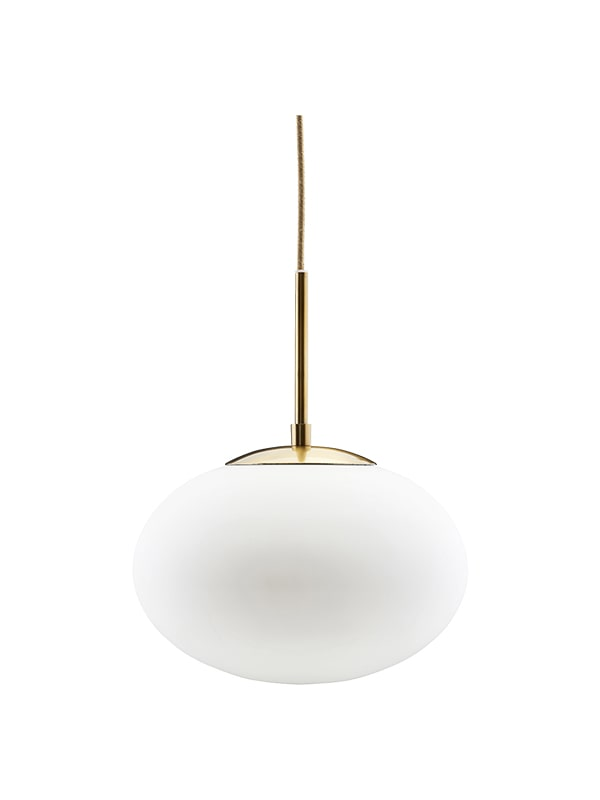 Lampe suspension globe blanc mat